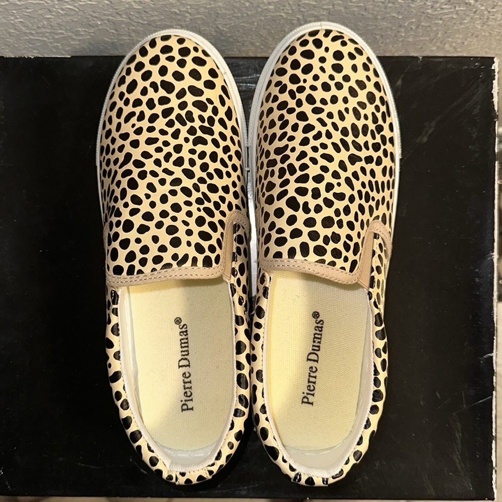 Women’s Pierre Dumas Traveler 4 Slip-On Cheetah Print Shoes 9M - Picture 7 of 9